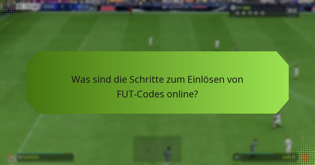 Wie löse ich FUT-Codes im Spiel ein?