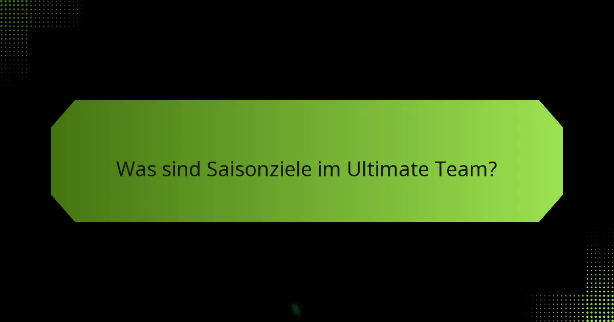 Wie profitieren Spieler von Saisonzielen?