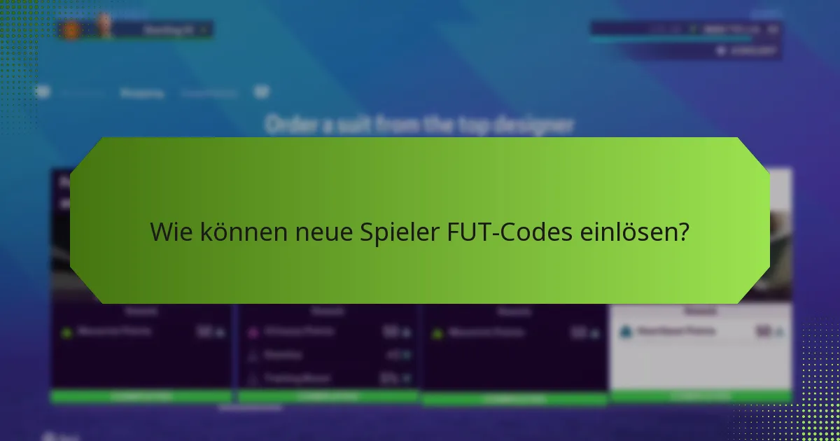 Wo findet man die neuesten FUT-Codes?